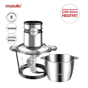 MUSULLU RONDO DOĞRAYICI VE ÖĞÜTÜCÜ - 2 Litre (Dokunmatik)